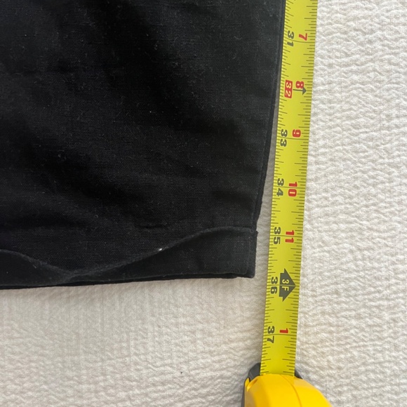 J Crew linen/cotton blend black pants size 10 - Picture 7 of 12